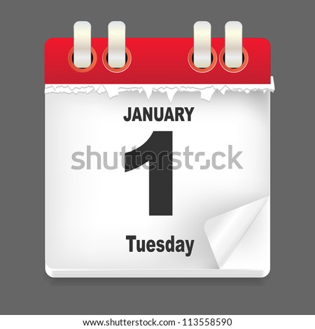 Calendar Page Vector