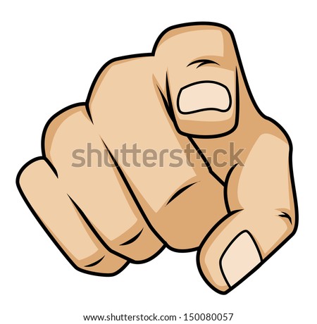 Pointing Finger Stock Vector 146238842 - Shutterstock