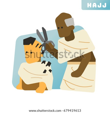 Islamic Set Flat Hand Drawn Vector Stock Vector 163942088 - Shutterstock