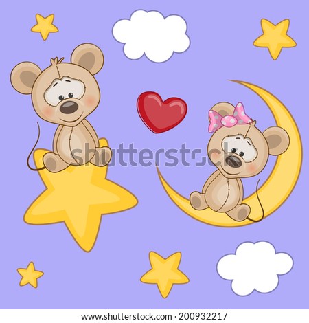 Valentine Card Lovers Dogs Stock Vector 200382353 - Shutterstock