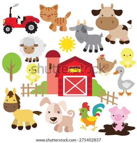 Cute Sheep Vector Illustration Stock Vector 195235526 - Shutterstock