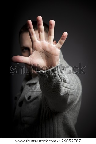 Stop Sign Hand Stock Photos, Images, & Pictures 