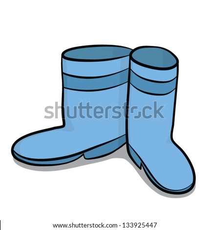 Pink Boots Vector Cartoon Isolated On Stock Vector 133340357 - Shutterstock