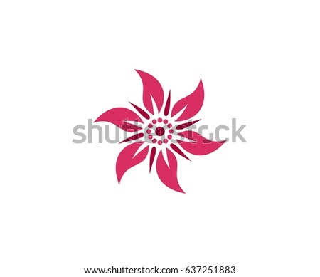 Cartoon Illustration Flowers Raster Stock Illustration 54264547