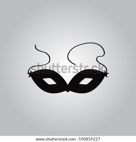 Beautiful Masquerade Mask Patterned Design Stock Illustration 163050533