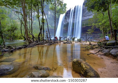  - stock-photo-hui-lung-waterfall-150303287