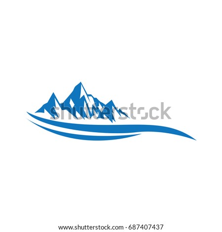 Mountains Logo Image Stock Vector 267078431 - Shutterstock