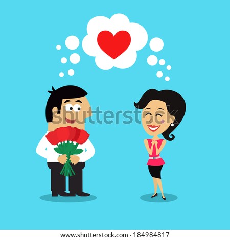 http://thumb10.shutterstock.com/display_pic_with_logo/1816916/184984817/stock-vector-business-life-man-employee-giving-girl-flowers-heart-love-scene-concept-vector-illustration-184984817.jpg