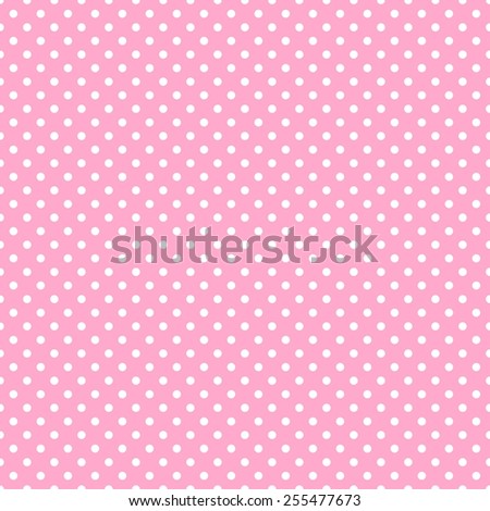 Pink Background White Dots Stock Illustration 42408766 - Shutterstock