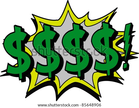 dollar sign - stock vector