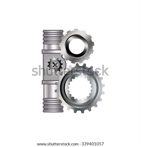 Set Spare Parts Machining Tools Industrial Stock Vector 343057115 ...