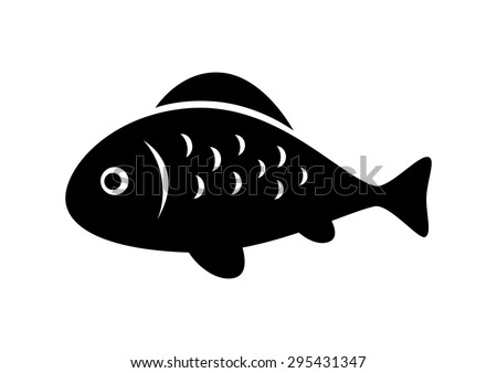 Fish Icon Stock Vector 132266117 - Shutterstock