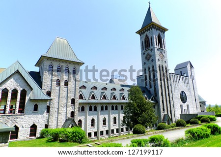  - stock-photo-saint-benedict-abbey-in-an-abbey-in-saint-benoit-du-lac-quebec-canada-and-was-founded-in-127199117
