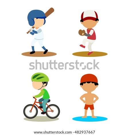 Cartoon Sport Icon Stock Vector 125543549 - Shutterstock