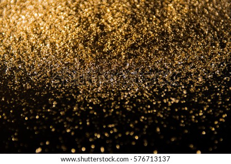 Christmas Gold Silver Glitter Background Holiday Stock Photo 165414992