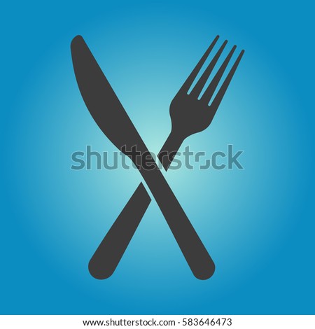 Knife Fork Sign Stock Photo 30697216 - Shutterstock
