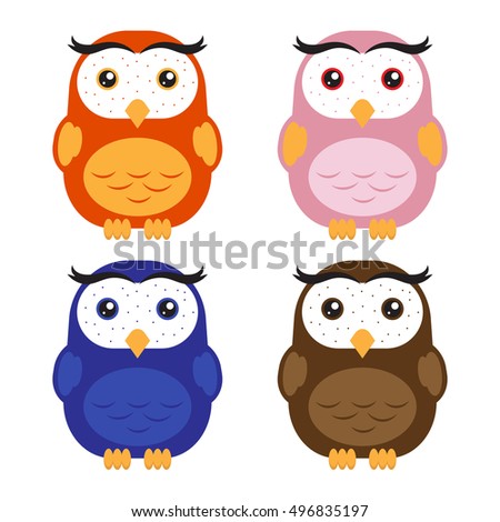 Owl Stock Vector 163161422 - Shutterstock