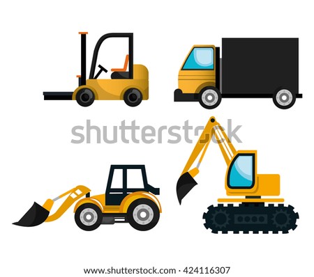 Industrial Machines Vector Stock Vector 150863012 - Shutterstock