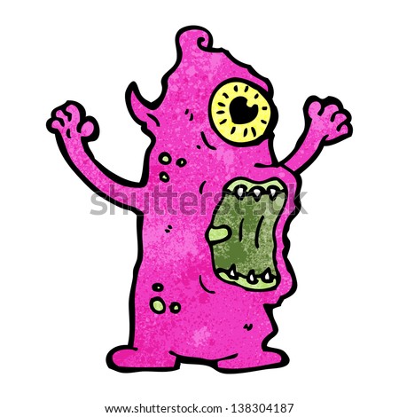 Hideous Monster Cartoon Stock Vector 66451984 - Shutterstock