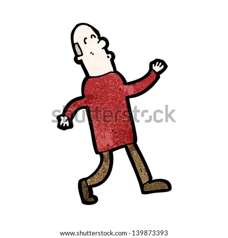 Stock Images similar to ID 103607516 - cartoon whistling bald man