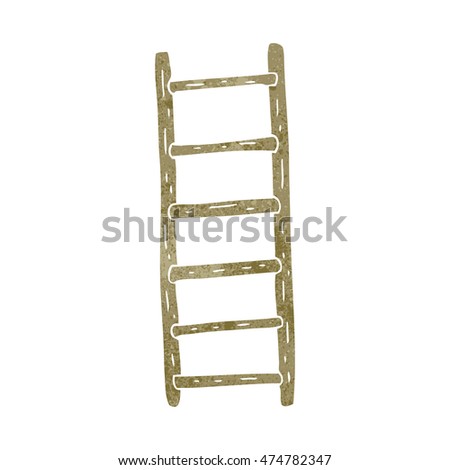 Childs Drawing Ladder Stock Vector 46412143 - Shutterstock