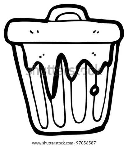 Cartoon Garbage Can Stock Illustration 96763285 - Shutterstock