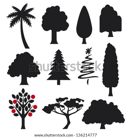 Pine Tree Silhouette Stock Photos, Images, & Pictures | Shutterstock