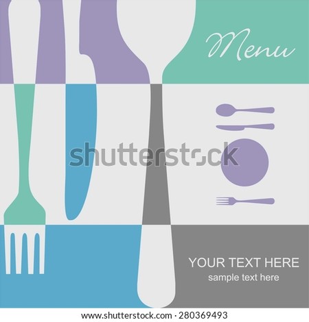 Restaurant Menu Stock Vector 92593105 - Shutterstock
