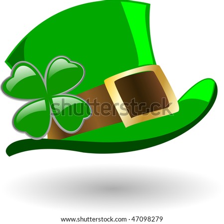 Illustration Green St Patricks Day Hat Stock Vector 92207272 - Shutterstock