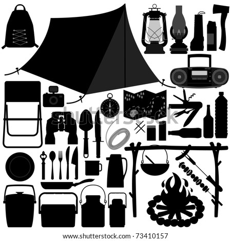Camping Silhouette