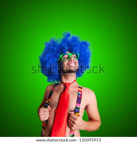 Funny Man Beard His Tongue Out Stock Photo Shutterstock