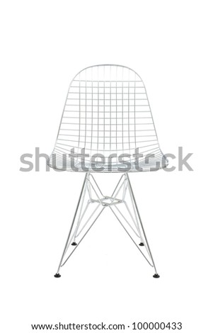 Modern Red Chair Isolated On White Stock Photo 112975486 - Shutterstock