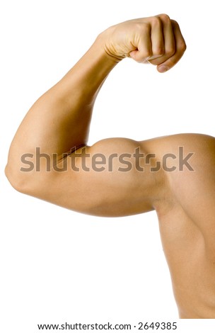 Muscular Mans Arm Shoulder Flexing Stock Photo 64239889 - Shutterstock