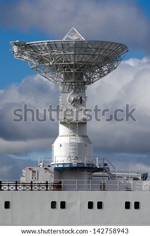  - stock-photo-aucklnad-nz-may-radio-telescope-point-to-the-sky-on-may-the-first-radio-antenna-used-142758943