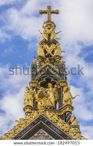  - stock-photo-prince-albert-memorial-iconic-gothic-memorial-to-prince-albert-from-queen-victoria-memorial-182497013