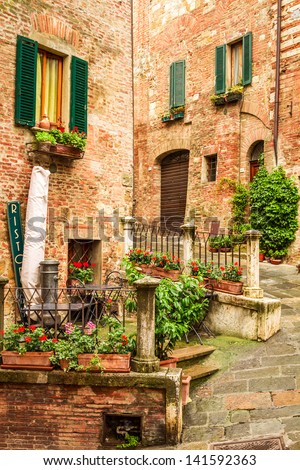Tuscany house Stock Photos, Illustrations, and Vector Art