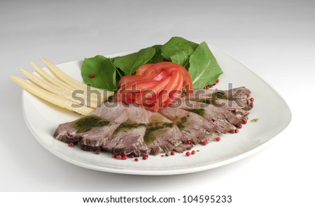 cow's tongue - stock photo