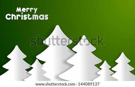 Merry Christmas Celebration Greeting Card Design Stock Vector 339164300