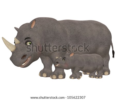 Rhino Stock Vector 144910780 - Shutterstock