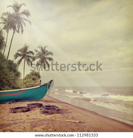 Vintage Palm Background Stock Photo 116061100 - Shutterstock