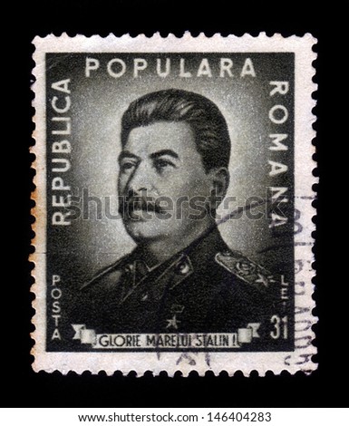  - stock-photo-romania-circa-a-stamp-printed-by-romania-shows-joseph-vissarionovich-stalin-th-146404283