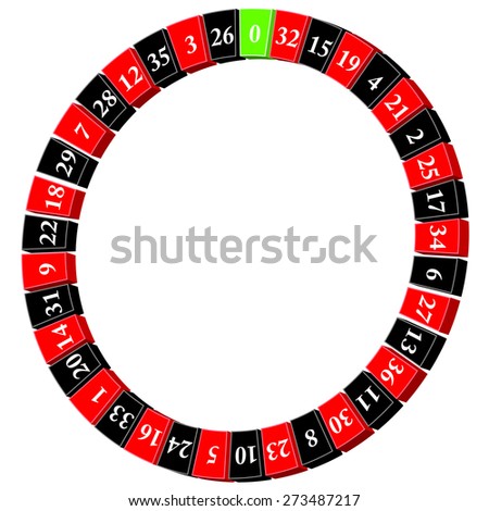 Roulette Wheel Vector Stock Vector 97101242 - Shutterstock