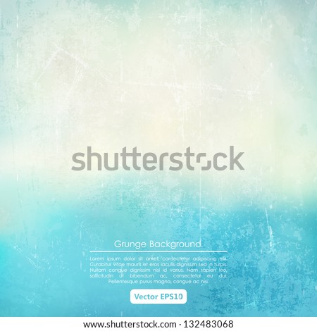 grunge background in blue and...