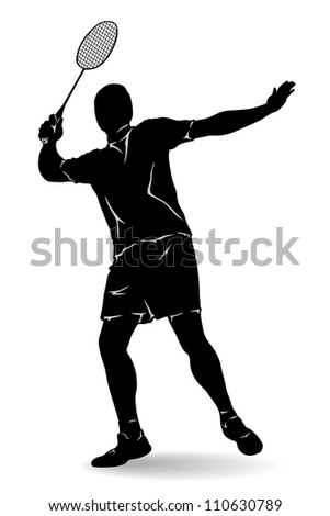 badminton smash clipart