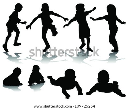 Children Vector Graphics