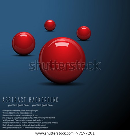abstract ball background vector