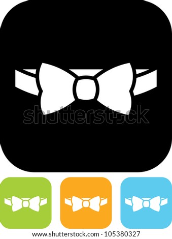 Bow tie - Vector icon isolated Shutterstock Image - Bow tie - Vector ...