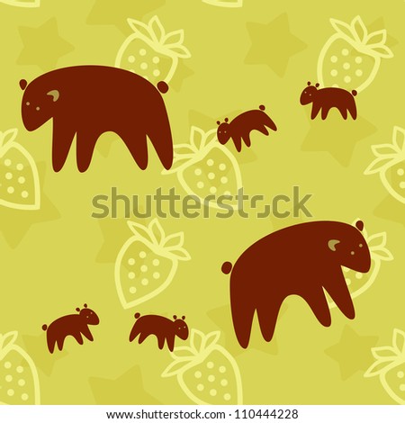 Bear Family Cartoon