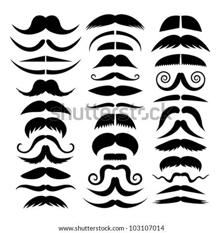 Free Vector Mustache