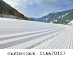  - stock-photo-snowy-mountain-landscape-with-cross-country-ski-track-in-high-val-casies-gsiesertal-in-alto-adige-116670127